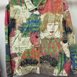 Chico’s vintage button up blouse